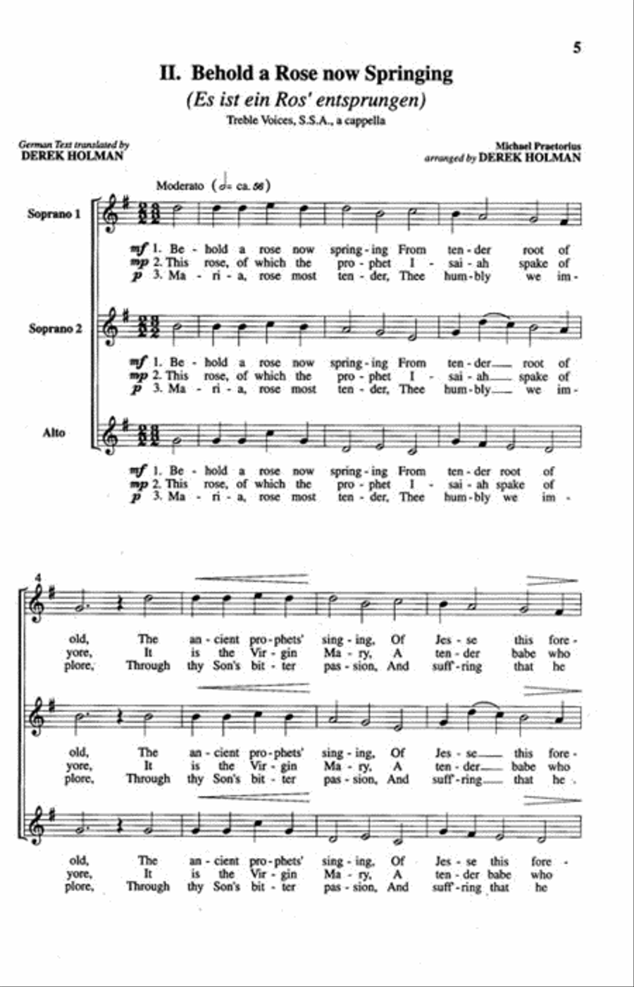 Three German Carols Three German Carols SSA scores gallery preview page 3