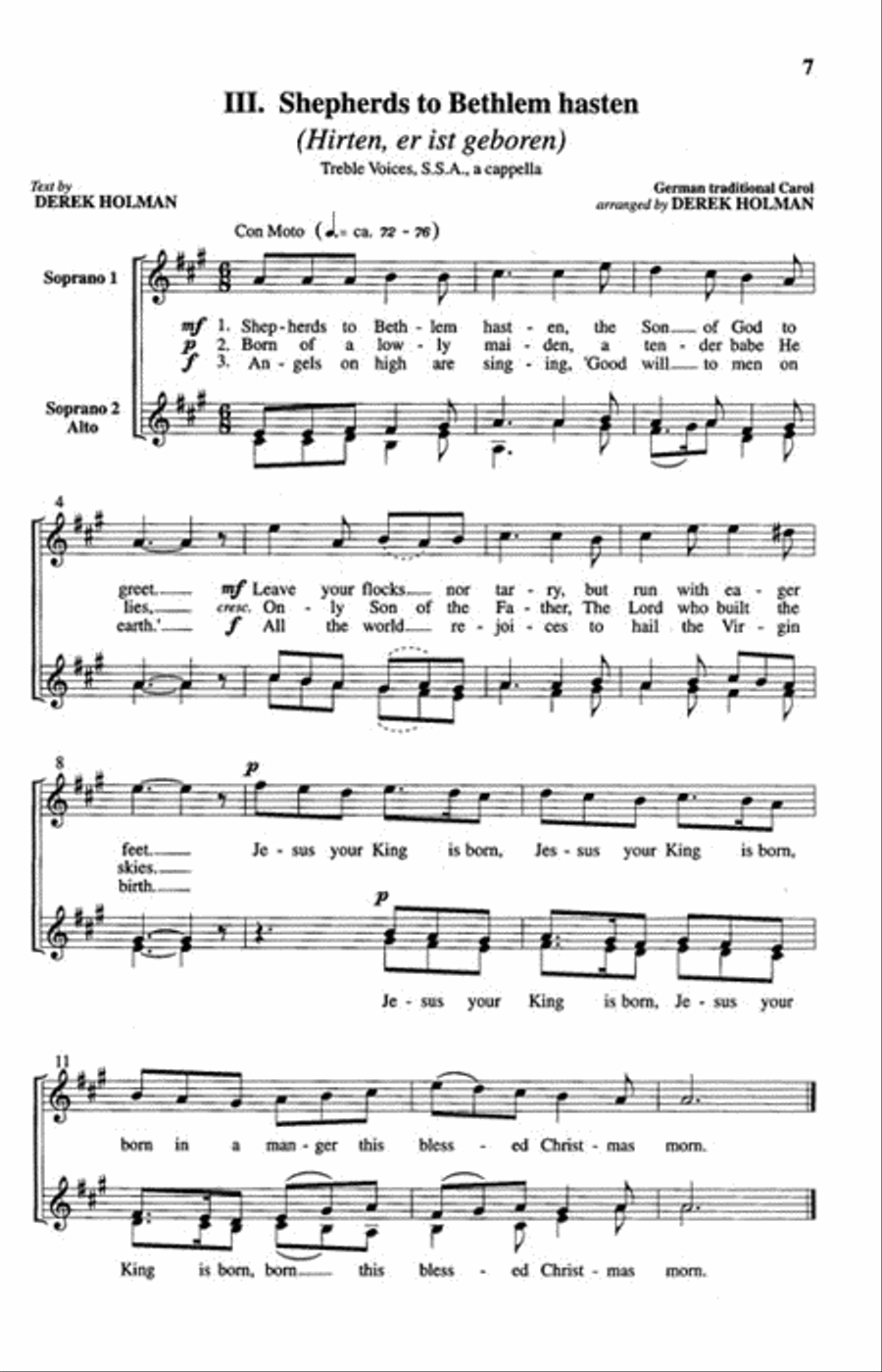 Three German Carols Three German Carols SSA scores gallery preview page 4