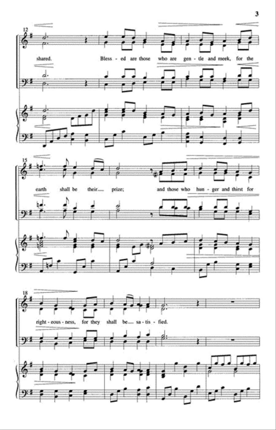 Blessed Blessed 4-Part scores gallery preview page 3