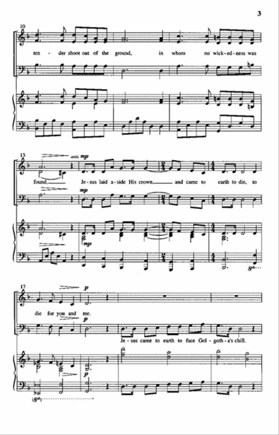 Jesus Came To Earth Jesus Came To Earth 3-Part scores gallery preview page 3