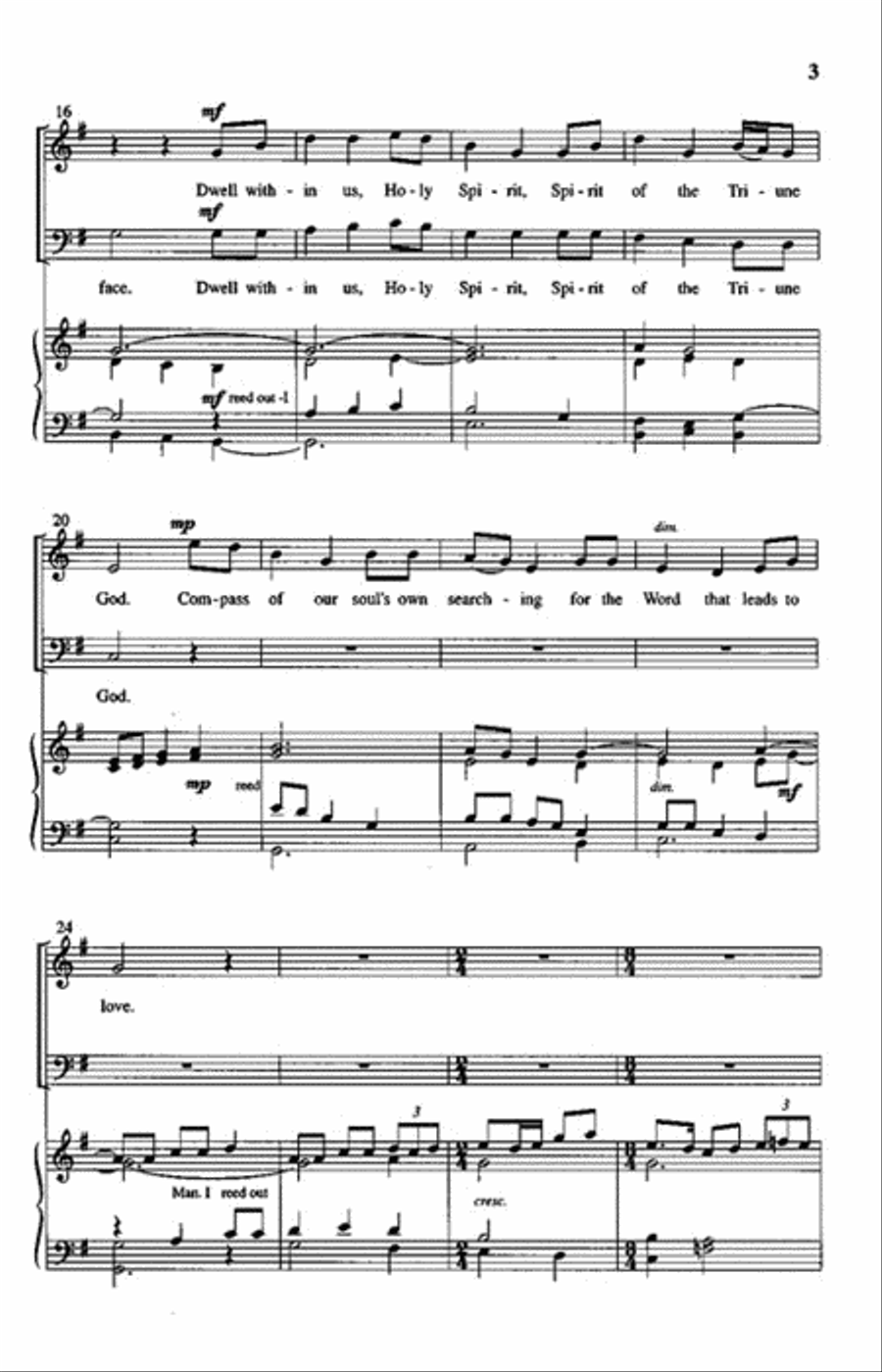 In God's Name In God's Name 4-Part scores gallery preview page 3