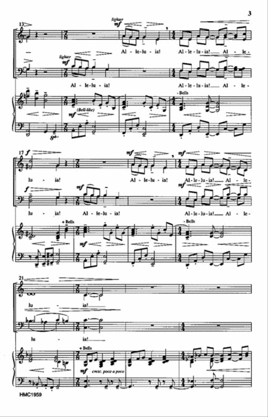 From All That Dwell Below the Skies 4-Part scores gallery preview page 3