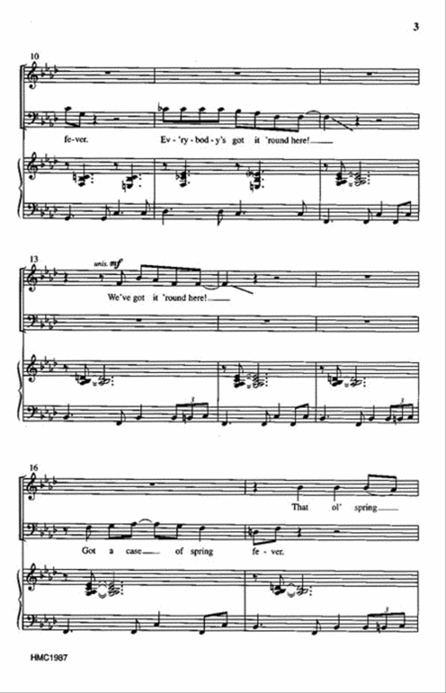 Spring Fever Spring Fever 4-Part scores gallery preview page 3