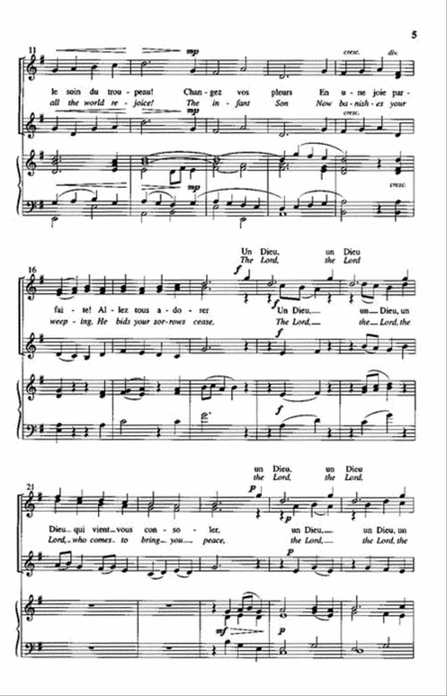 Quittez Pasteurs (Come Shepherds Come) SSA scores gallery preview page 3