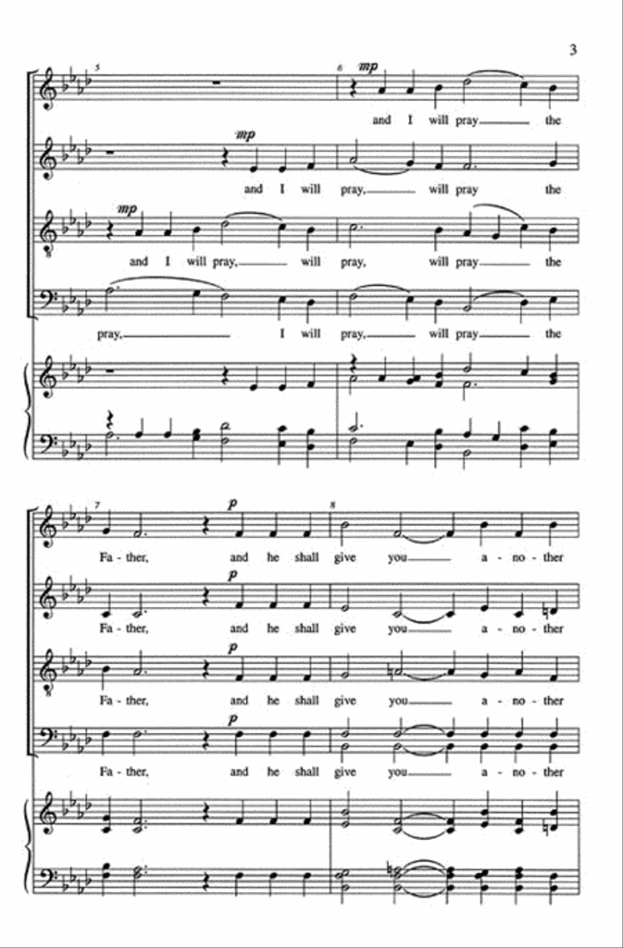 If Ye Love Me by Philip Lawson 4-Part - Sheet Music page 3