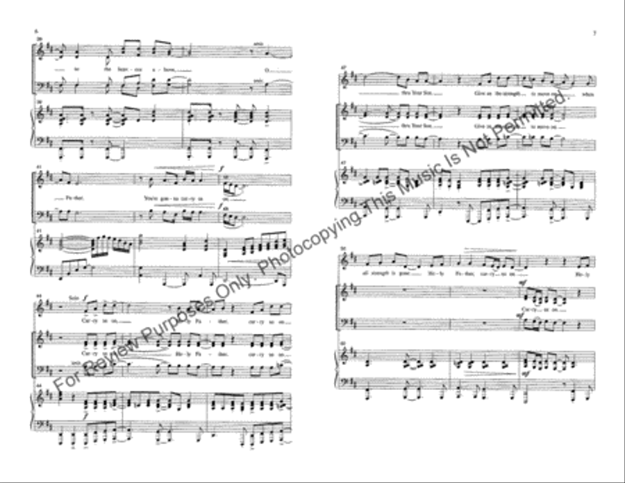Carry Us On Carry Us On 4-Part scores gallery preview page 4