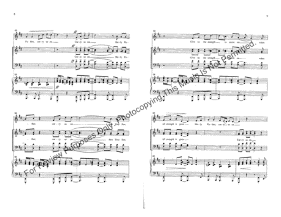 Carry Us On Carry Us On 4-Part scores gallery preview page 5
