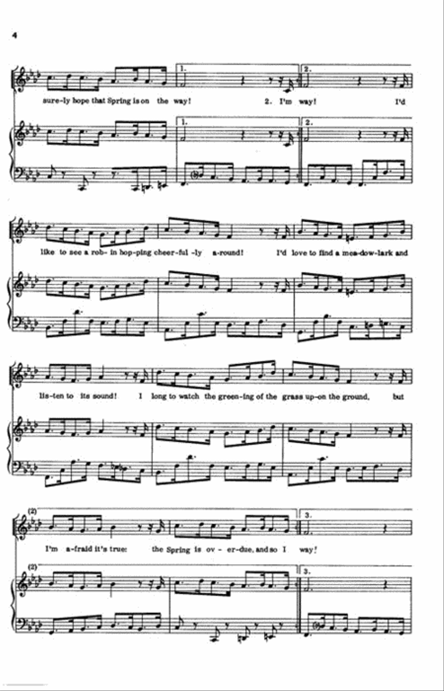 The Winter's A Drag Rag Choir - Sheet Music page 3