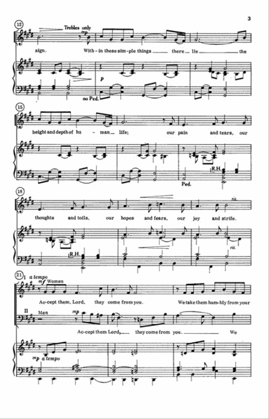 Communion Prayer Communion Prayer Choir scores gallery preview page 3