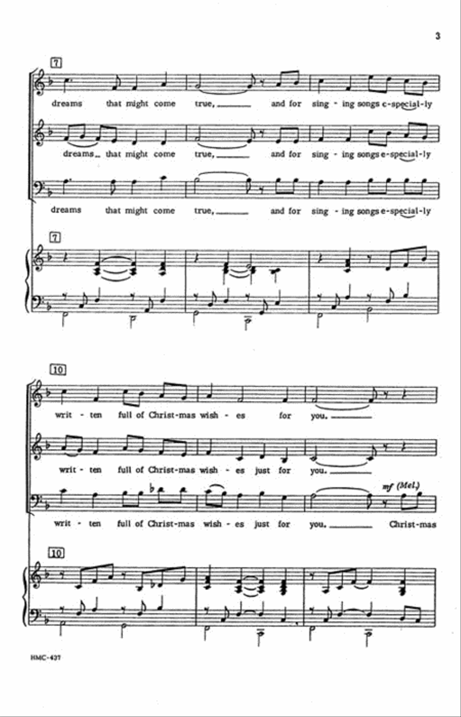 A Christmas Wish A Christmas Wish 3-Part scores gallery preview page 3