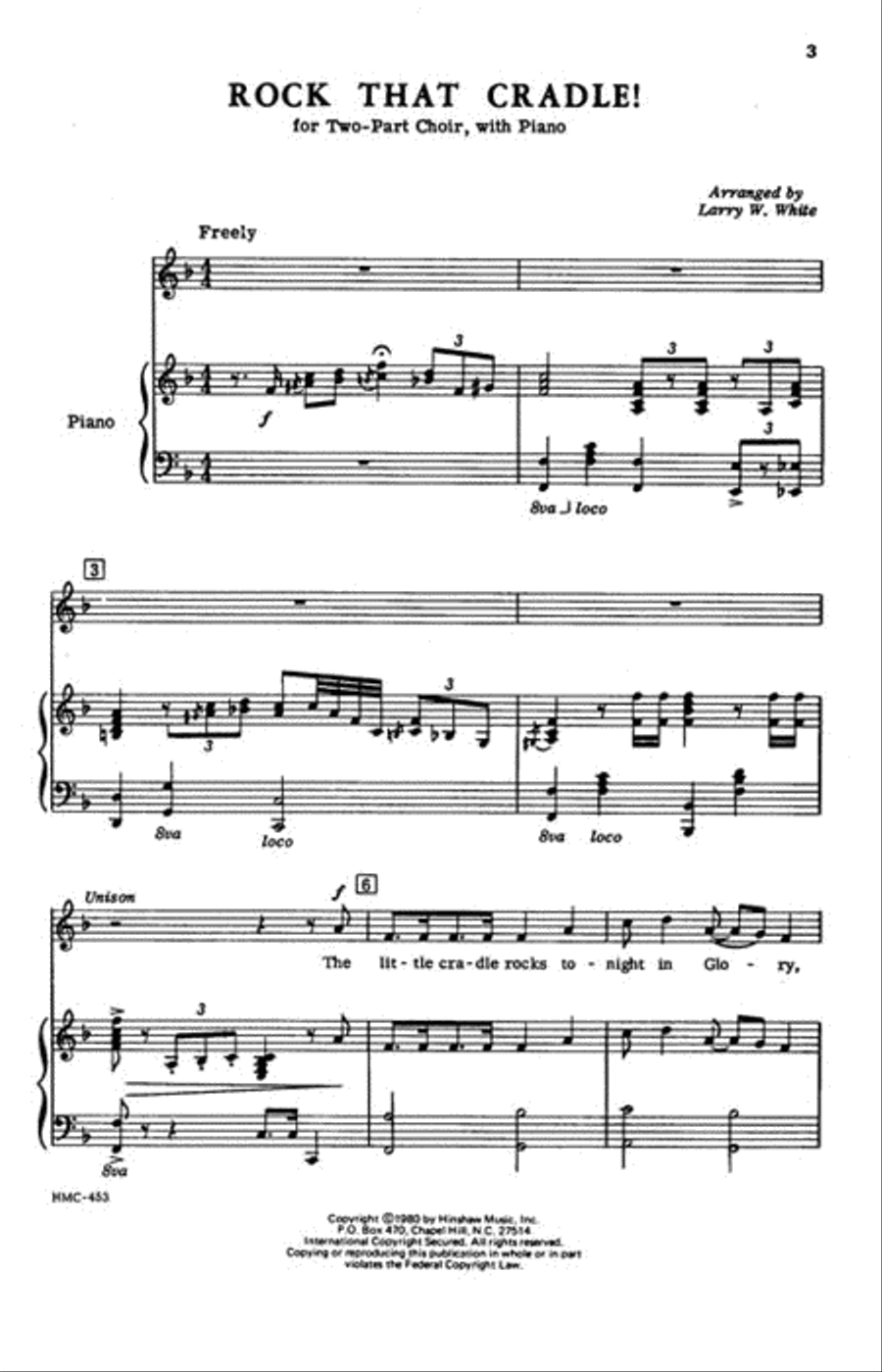 Rock That Cradle 2-Part scores gallery preview page 2