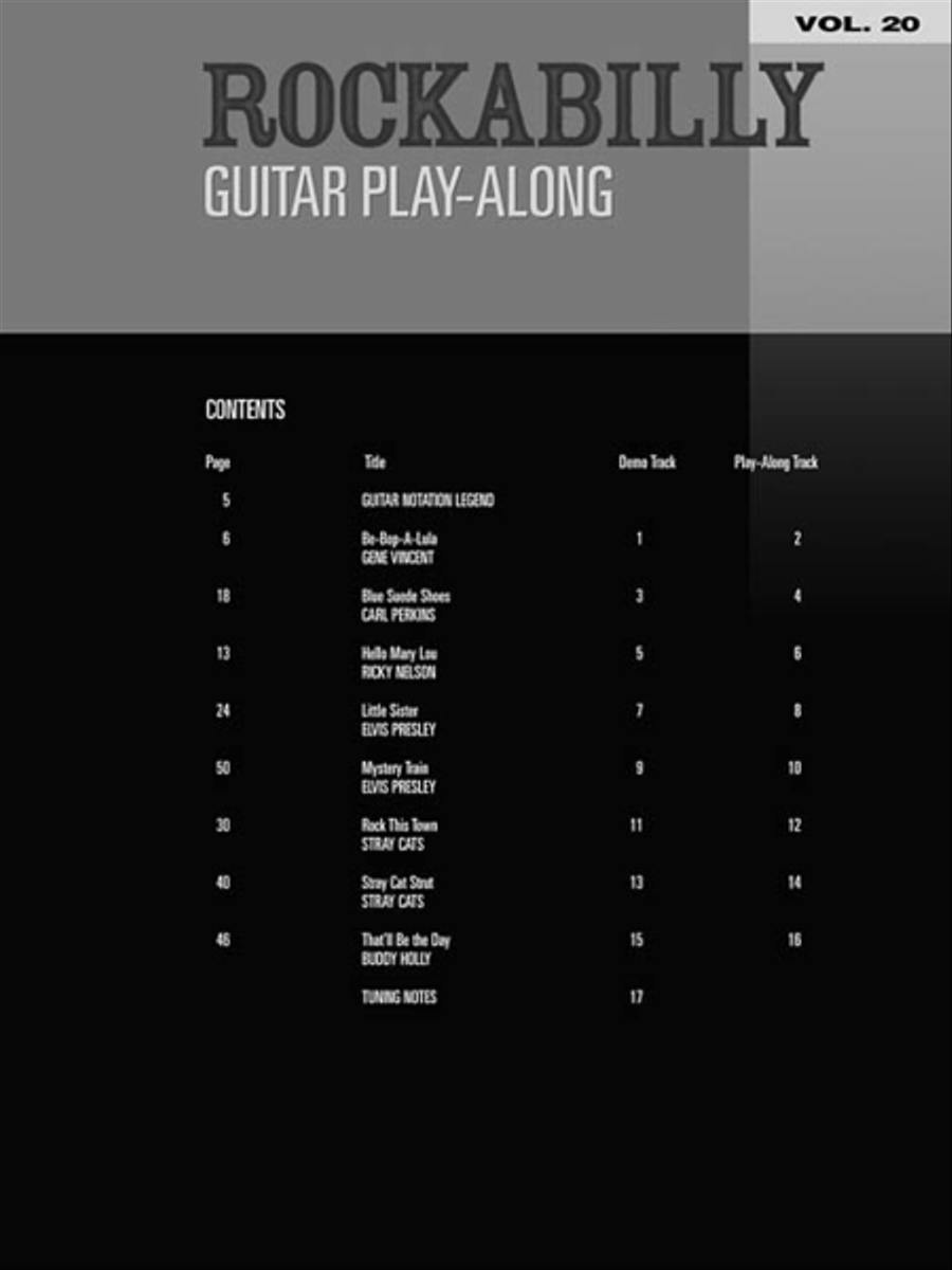 Rockabilly Rockabilly Guitar Tablature scores gallery preview page 4