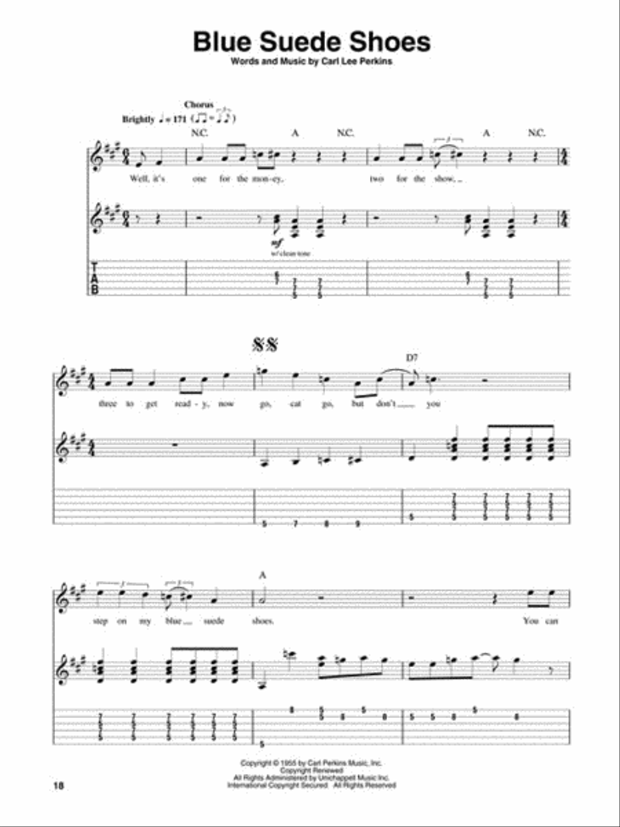Rockabilly Rockabilly Guitar Tablature scores gallery preview page 5