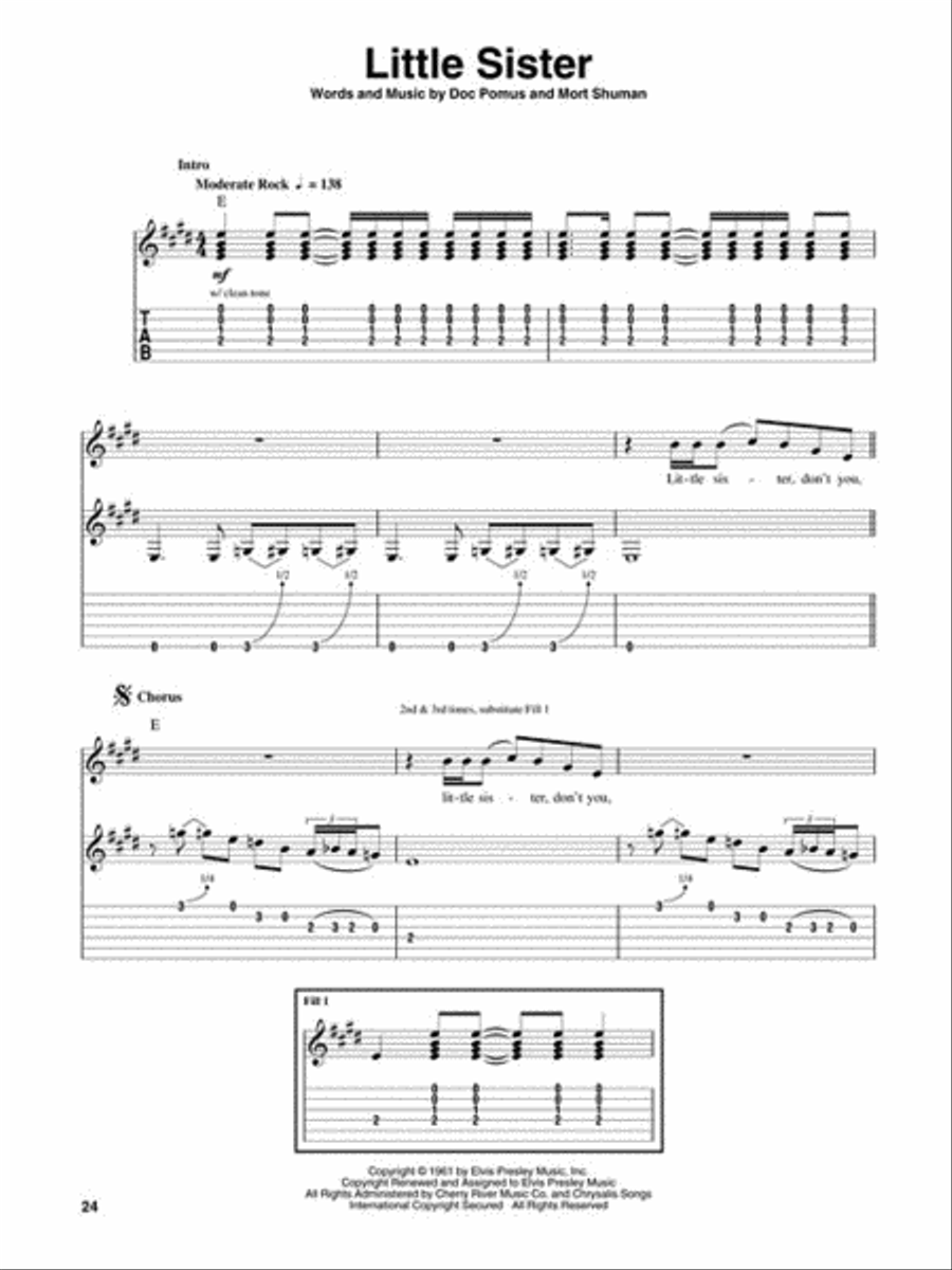 Rockabilly Rockabilly Guitar Tablature scores gallery preview page 6