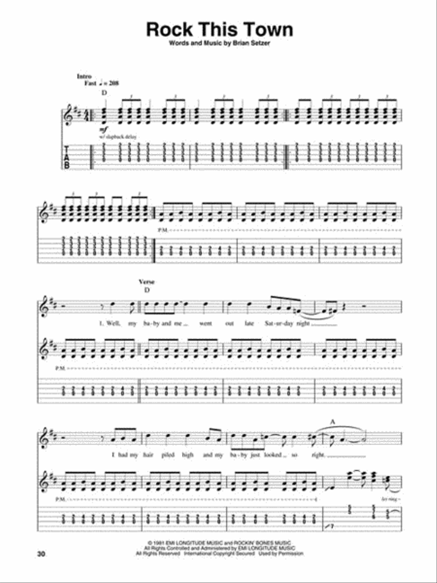 Rockabilly Rockabilly Guitar Tablature scores gallery preview page 7
