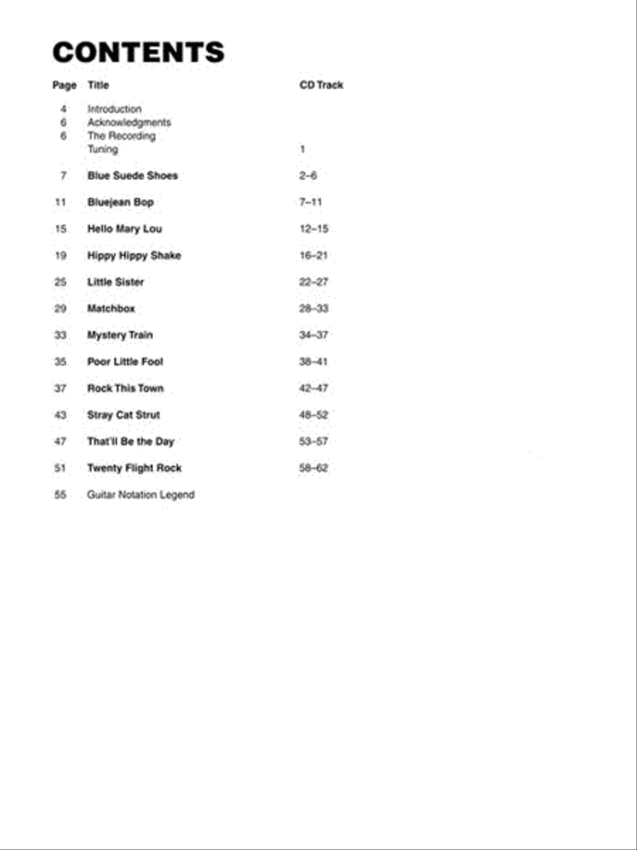 The Best of Rockabilly Electric Guitar scores gallery preview page 4