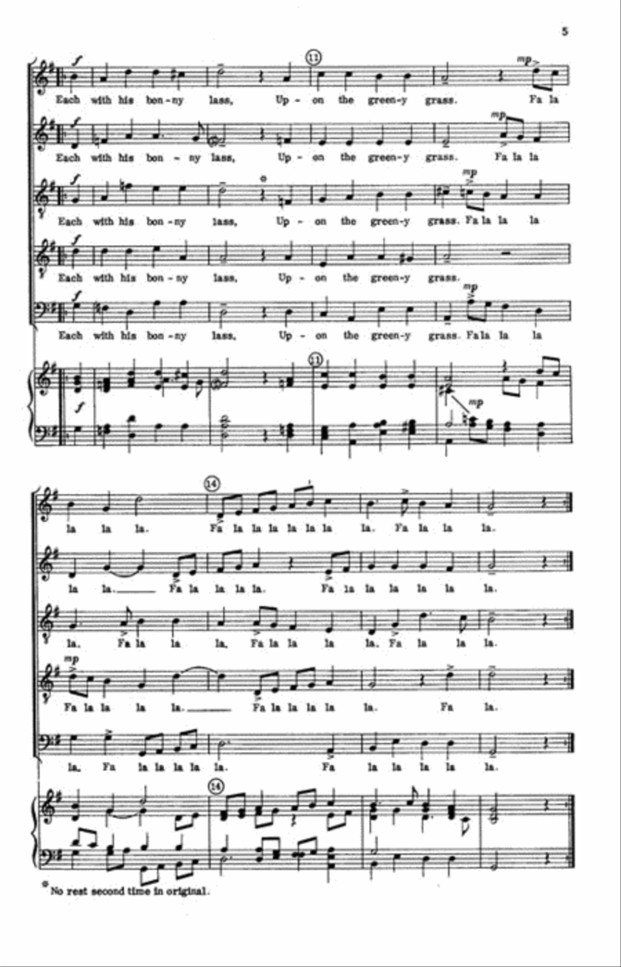 Now Is the Month of Maying Choir scores gallery preview page 3