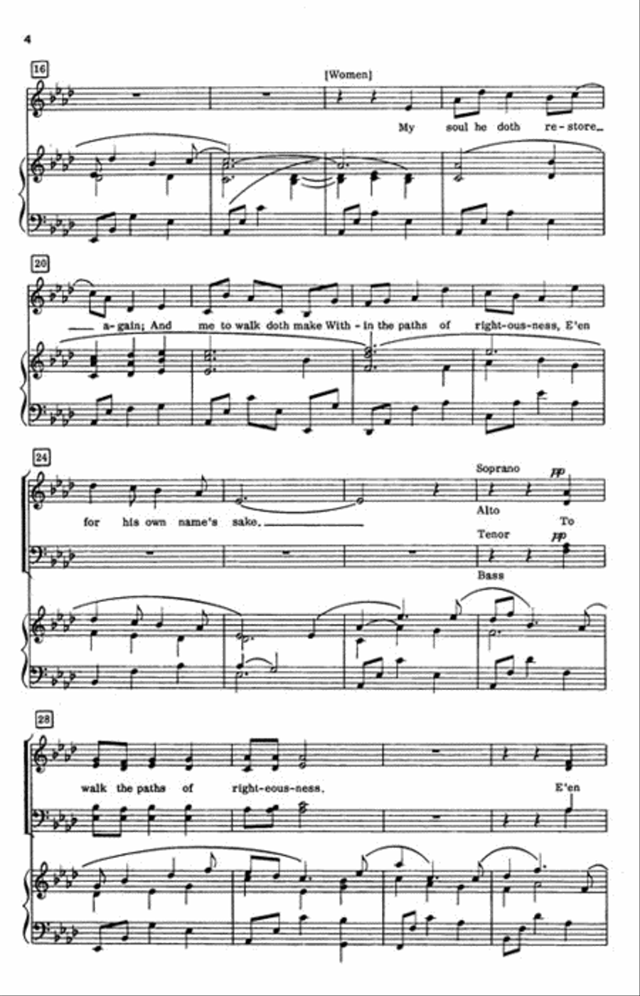 A Psalm Folksong A Psalm Folksong 4-Part scores gallery preview page 3