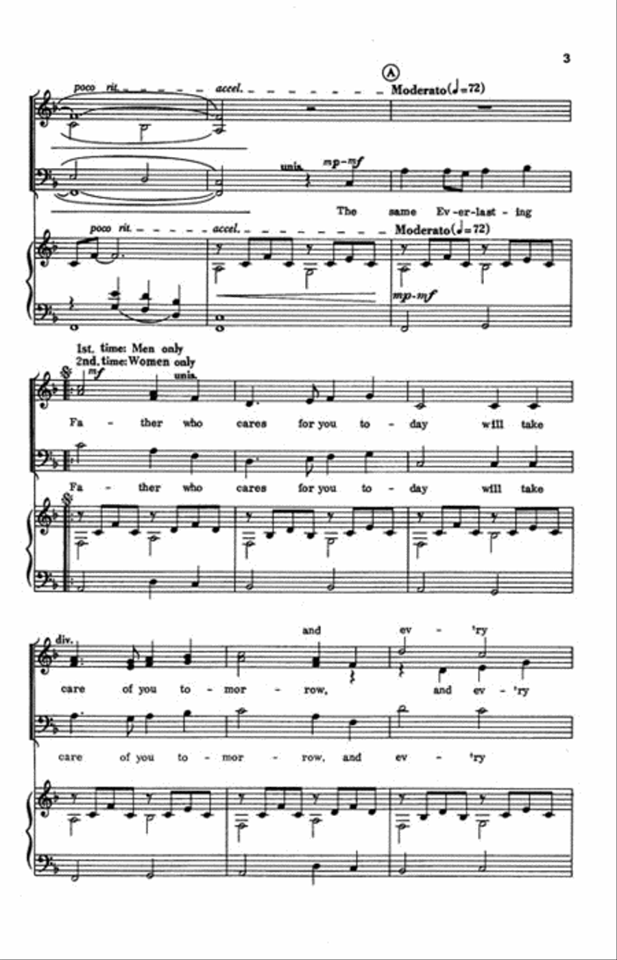 Today, Tomorrow, and Every Day 4-Part scores gallery preview page 3