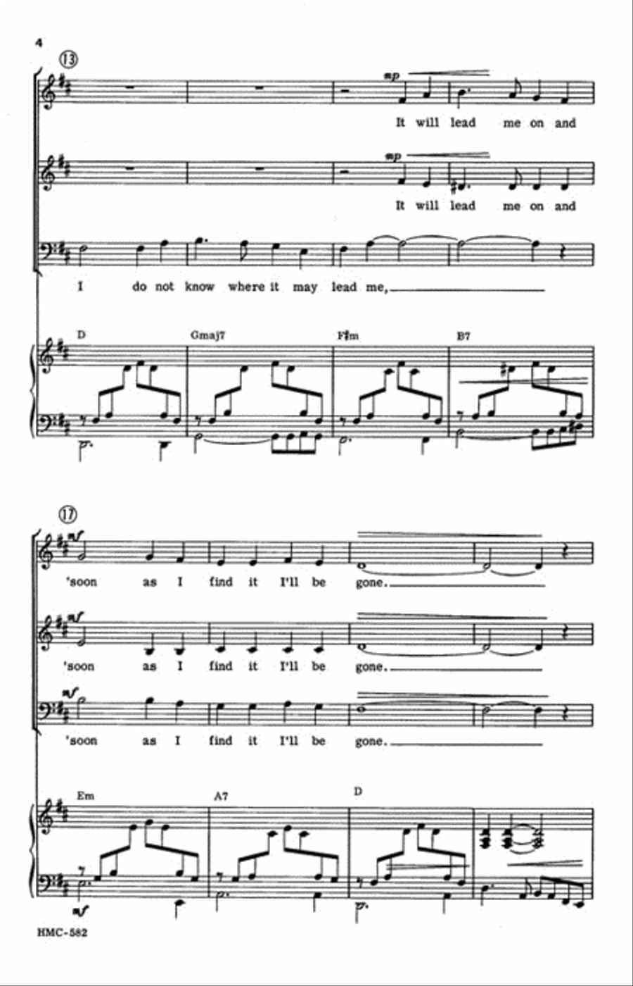I Am A Trav'ler I Am A Trav'ler 3-Part scores gallery preview page 3