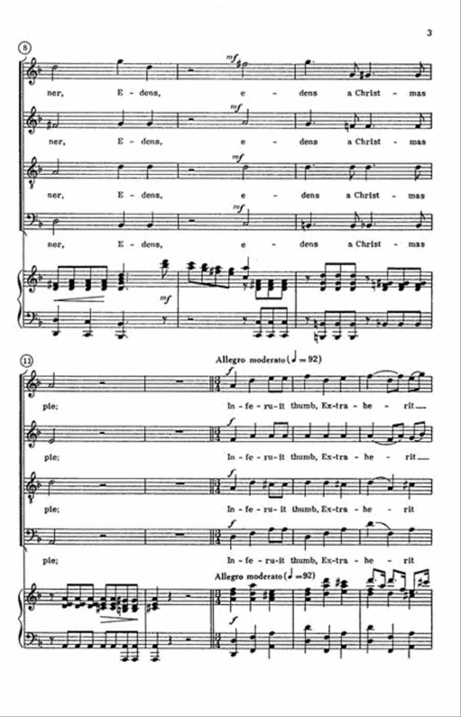 Parvus Jacobus Horner Parvus Jacobus Horner 4-Part scores gallery preview page 3