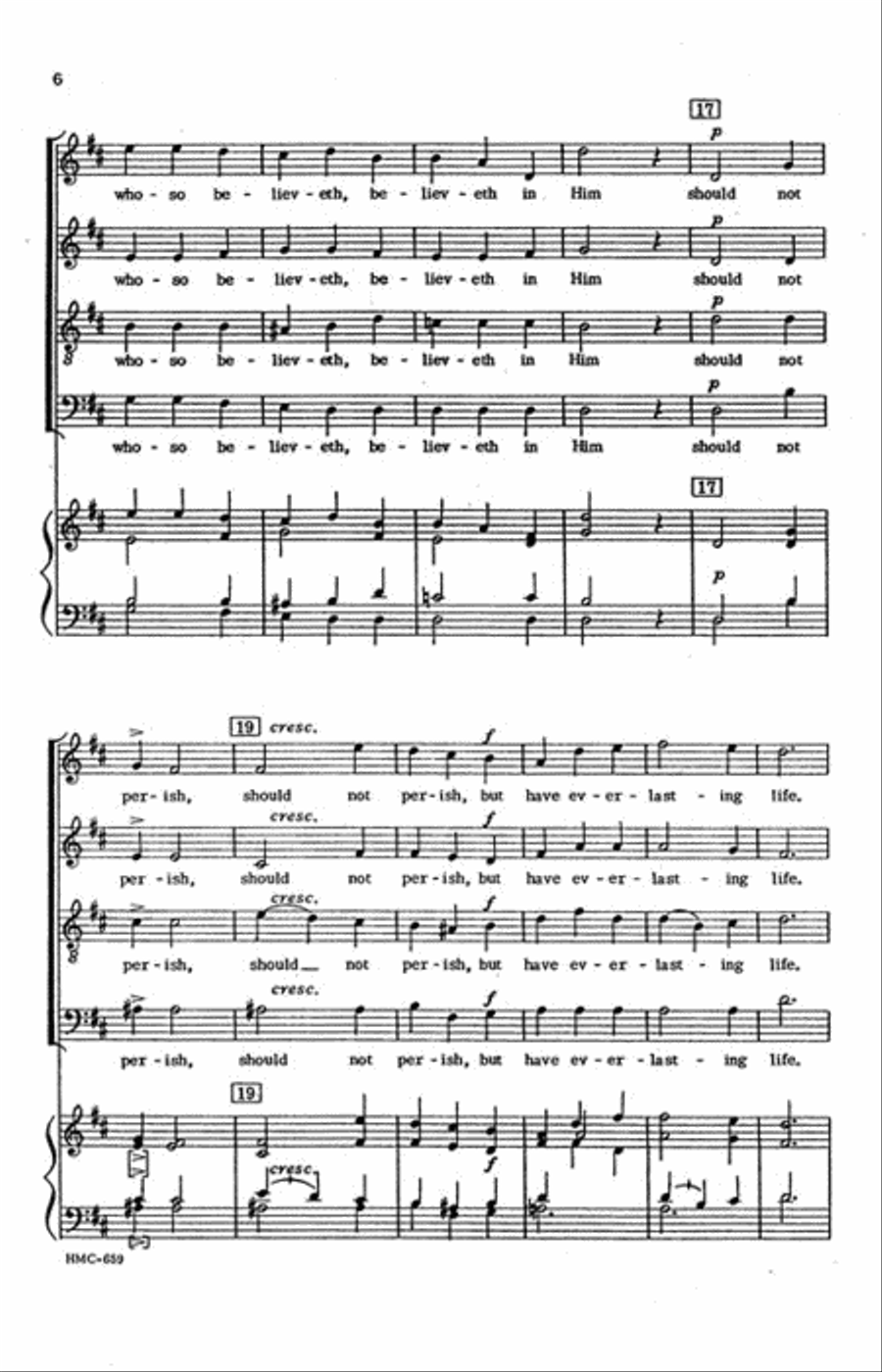 God So Loved the World God So Loved the World 4-Part scores gallery preview page 3