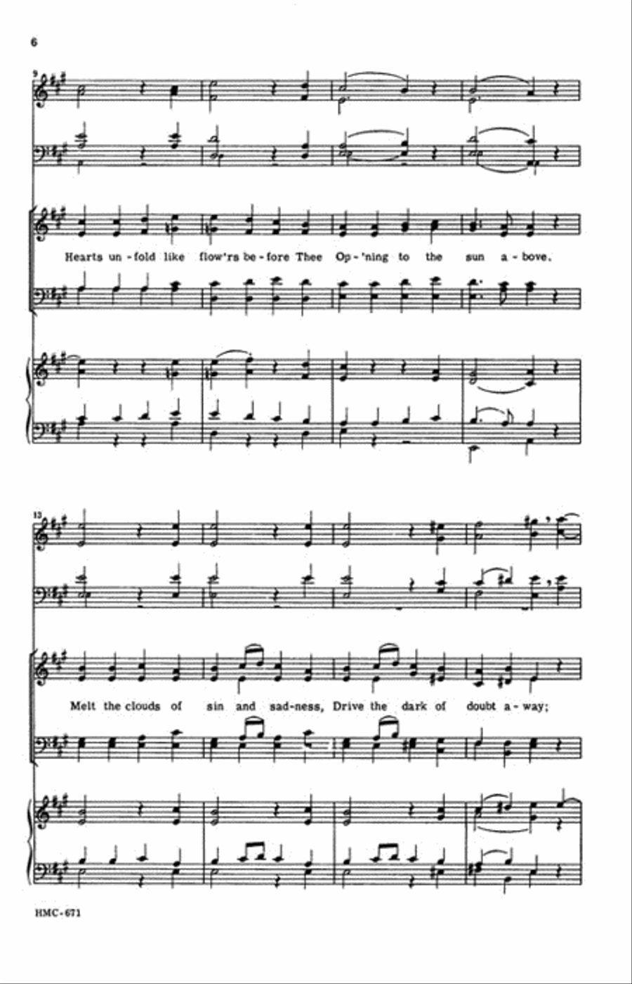 Joyful, Joyful 4-Part - Sheet Music page 3