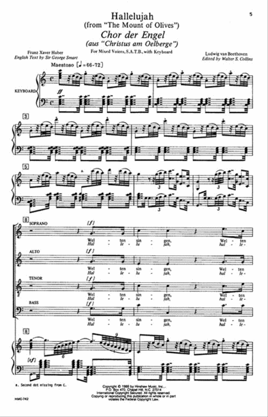 Hallelujah Hallelujah 4-Part scores gallery preview page 2