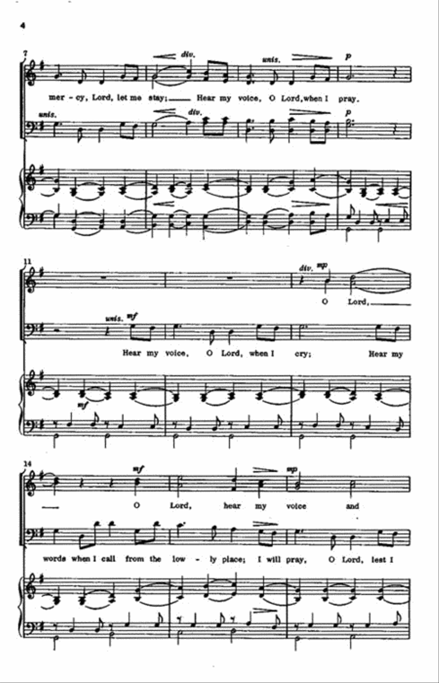 Psalm 86 Psalm 86 4-Part scores gallery preview page 3