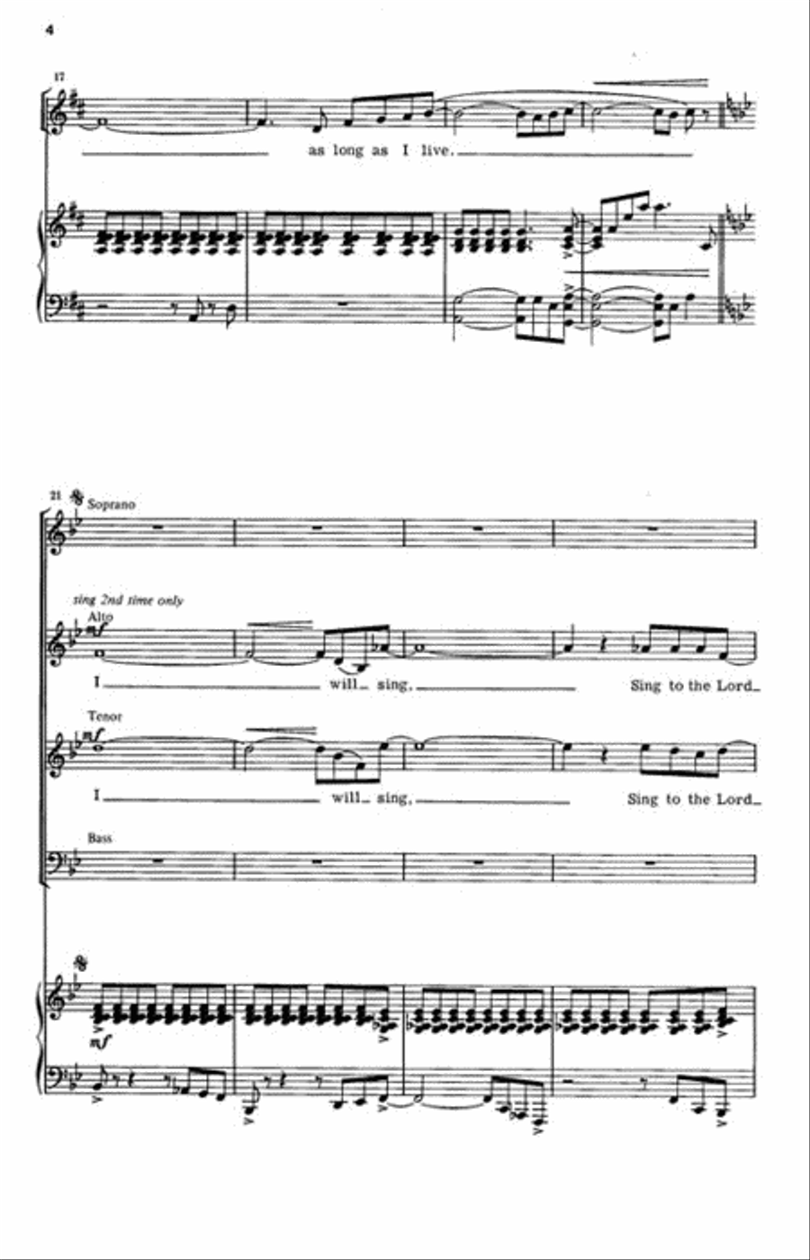 Rejoice and Sing Out His Praises 4-Part scores gallery preview page 3