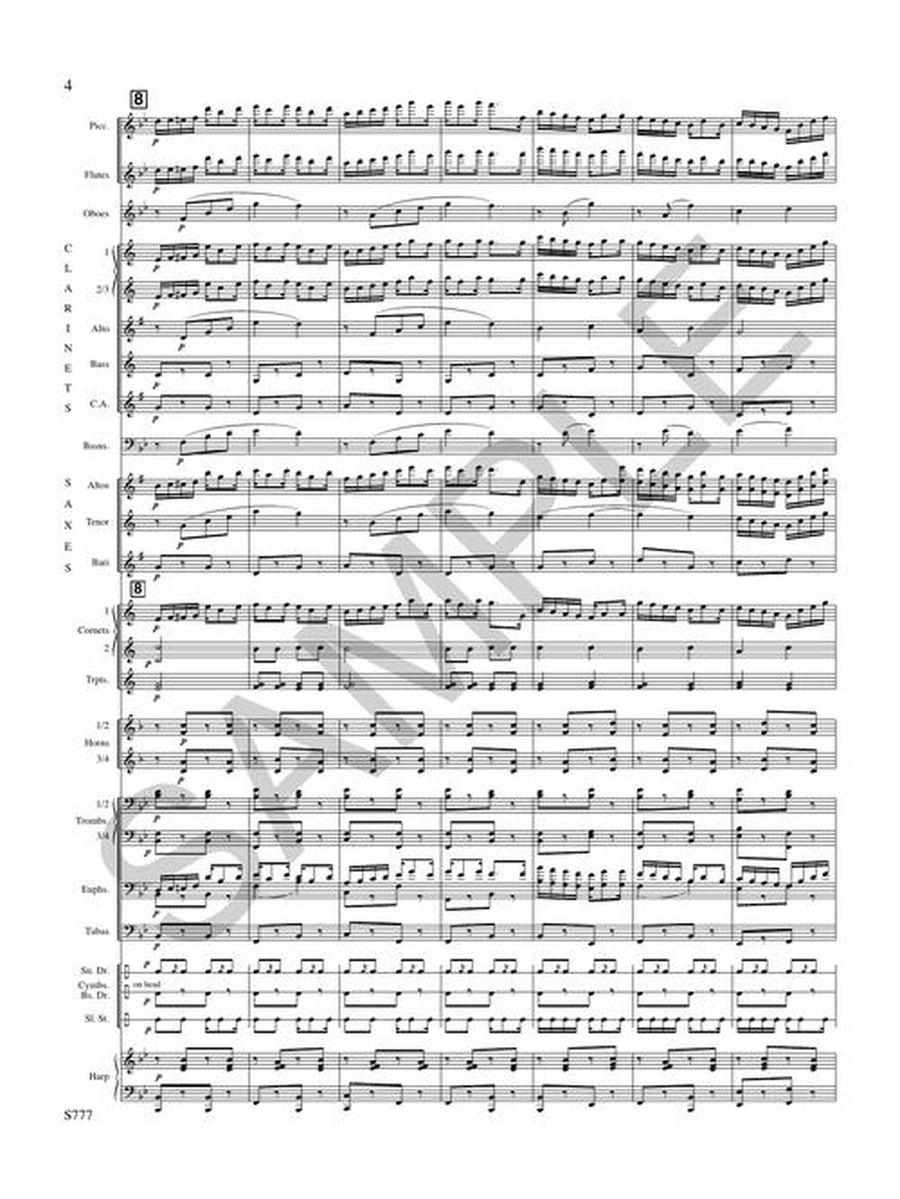 Easter Monday on the White House Lawn Concert Band scores gallery preview page 5