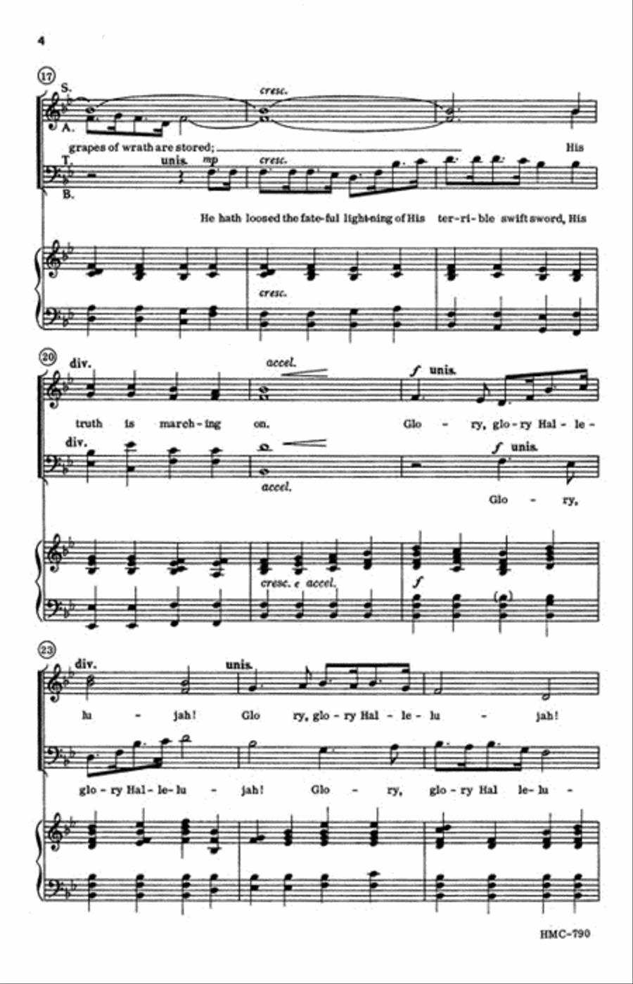His Truth Is Marching On His Truth Is Marching On 4-Part scores gallery preview page 3