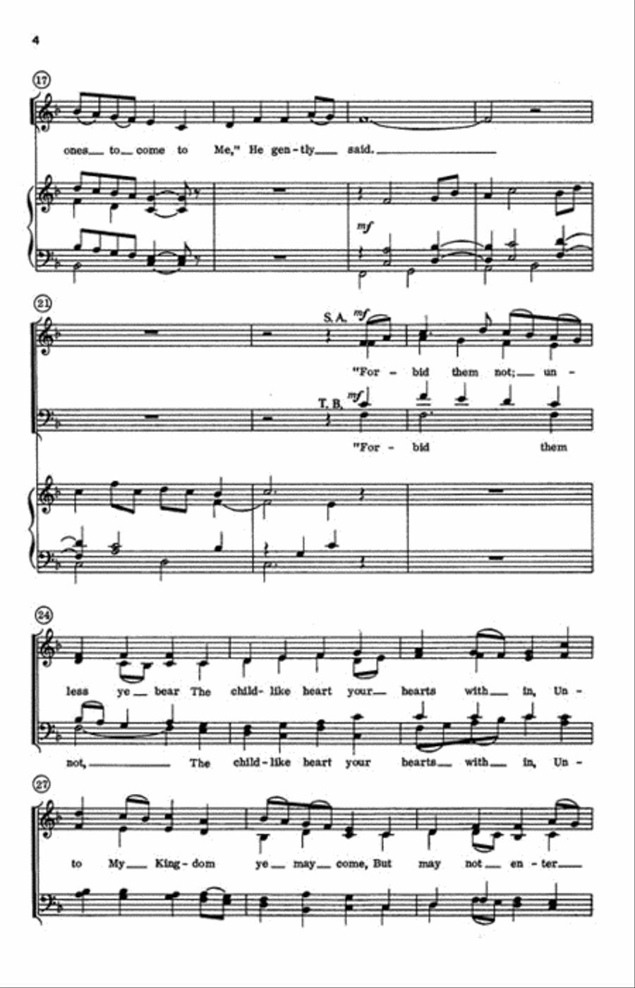 It Fell upon a Summer Day 4-Part scores gallery preview page 3