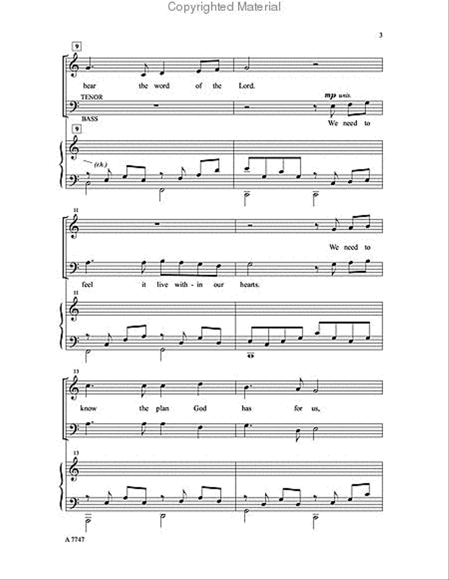 Disciples of Christ Disciples of Christ 4-Part scores gallery preview page 3