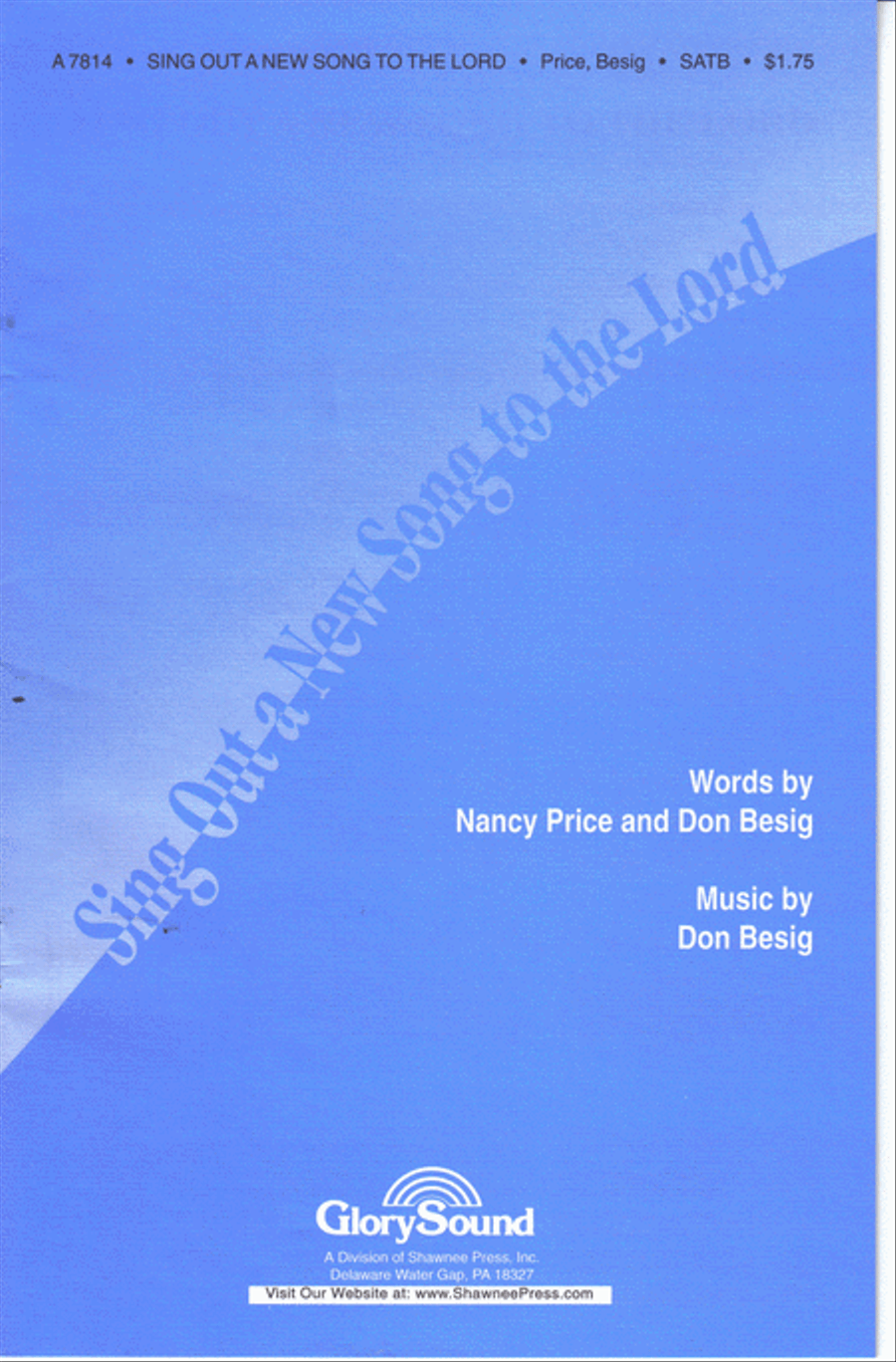 Sing Out a New Song to the Lord 4-Part scores gallery preview page 1