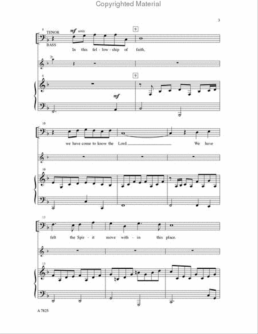 In This Fellowship of Faith 4-Part scores gallery preview page 3