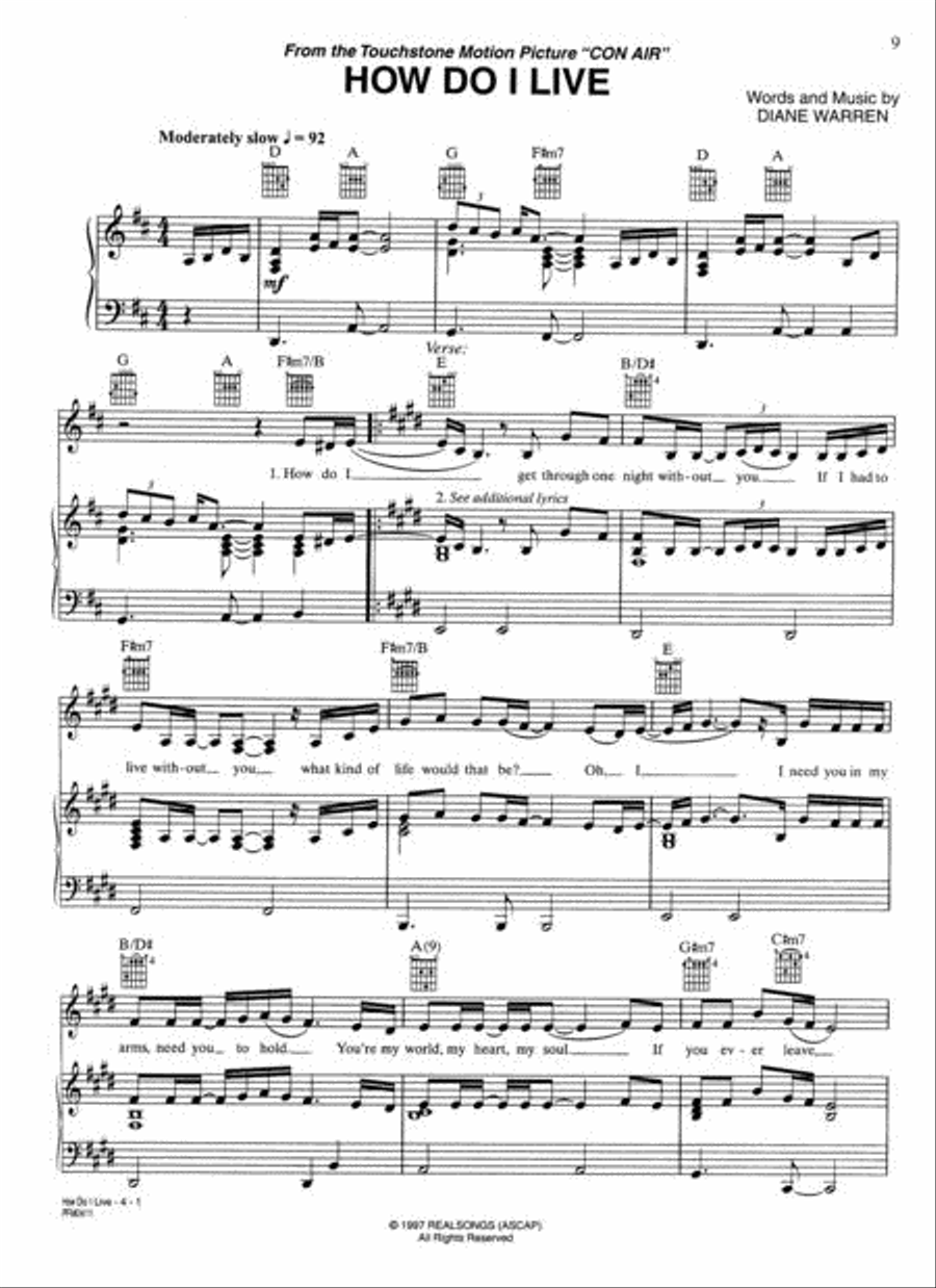 Leann Rimes Greatest Hits Piano, Vocal, Guitar scores gallery preview page 2