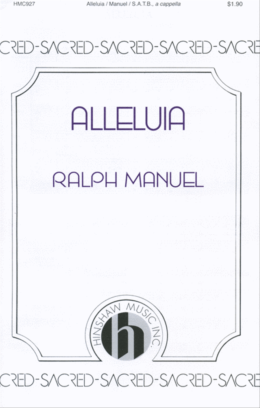 Alleluia Alleluia 4-Part scores gallery preview page 1