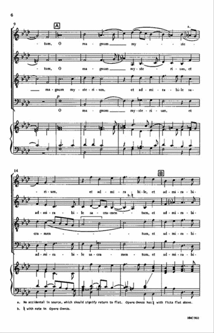 O Magnum Mysterium O Magnum Mysterium 4-Part scores gallery preview page 3