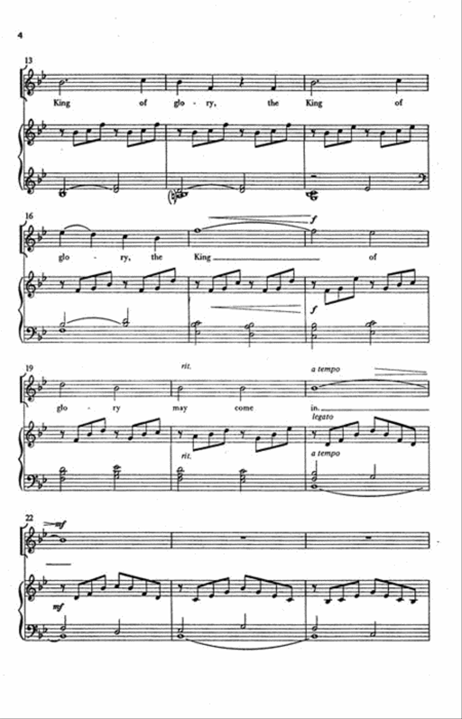 Lift Up Your Heads Lift Up Your Heads Choir scores gallery preview page 3