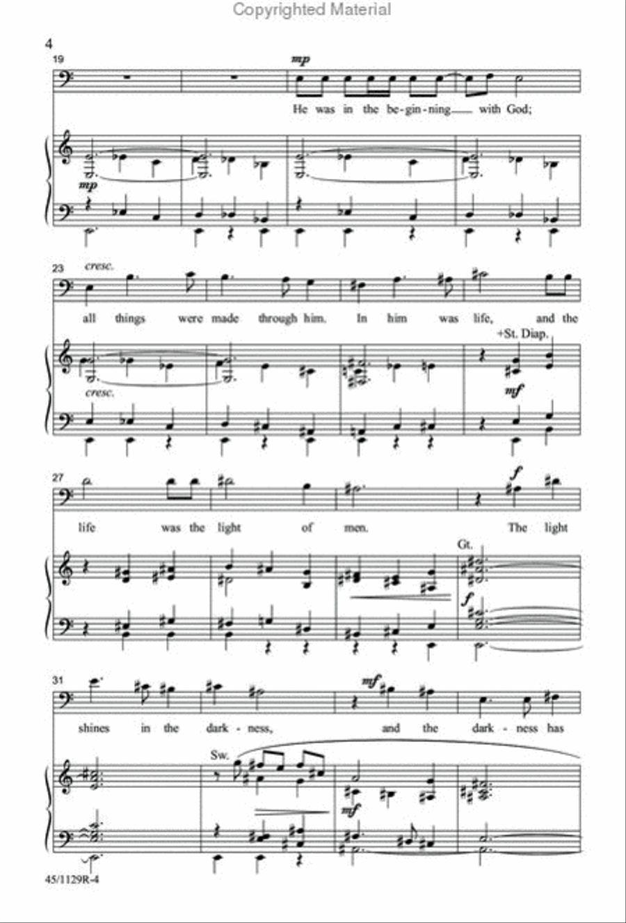 From Darkness to Light From Darkness to Light 4-Part scores gallery preview page 3