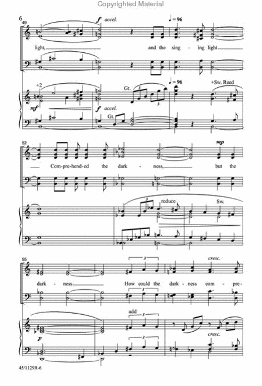 From Darkness to Light From Darkness to Light 4-Part scores gallery preview page 5