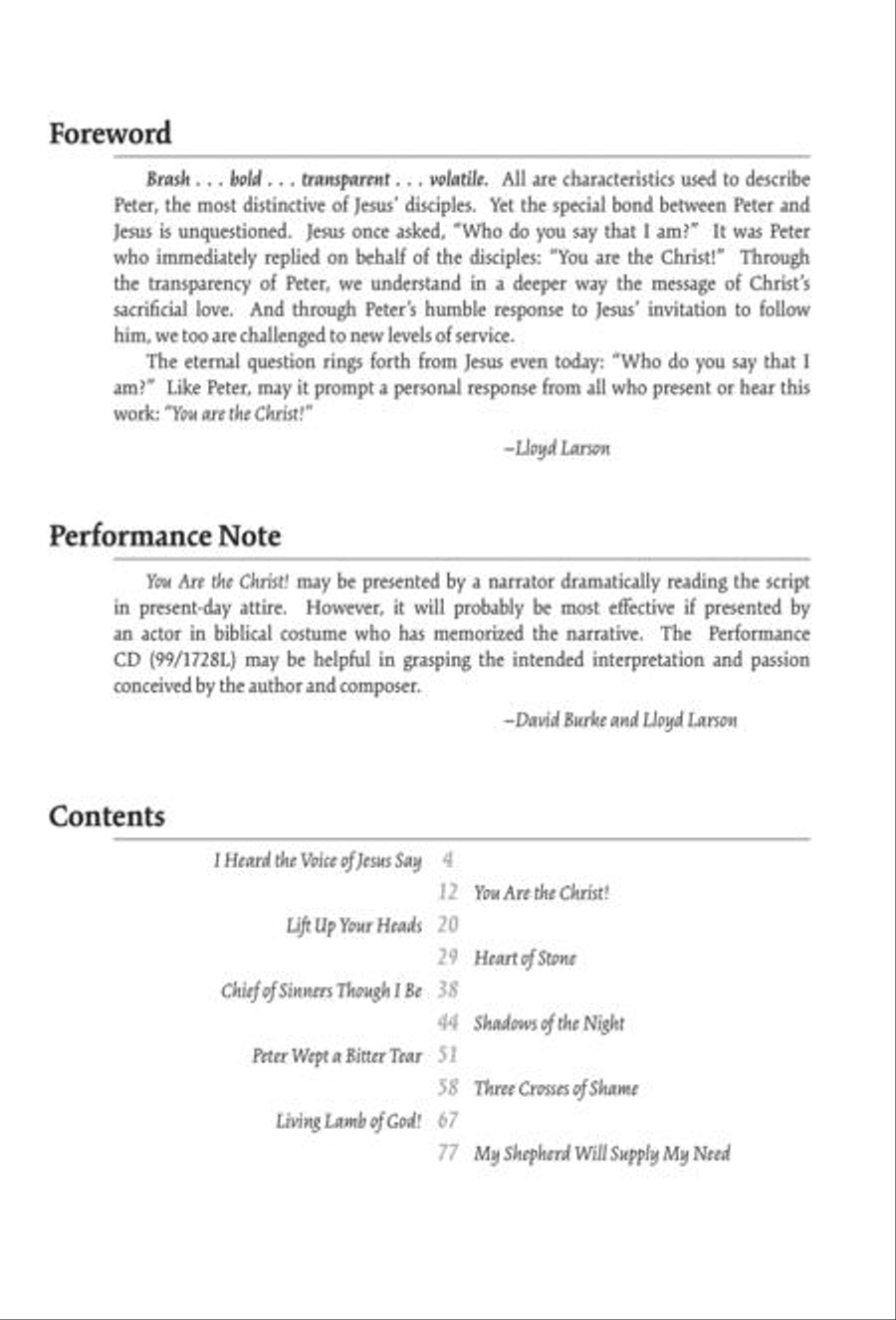 You Are the Christ! 3-Part scores gallery preview page 2