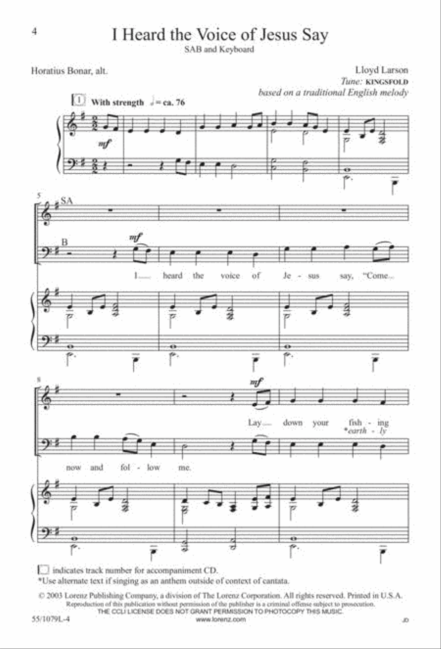 You Are the Christ! 3-Part scores gallery preview page 4