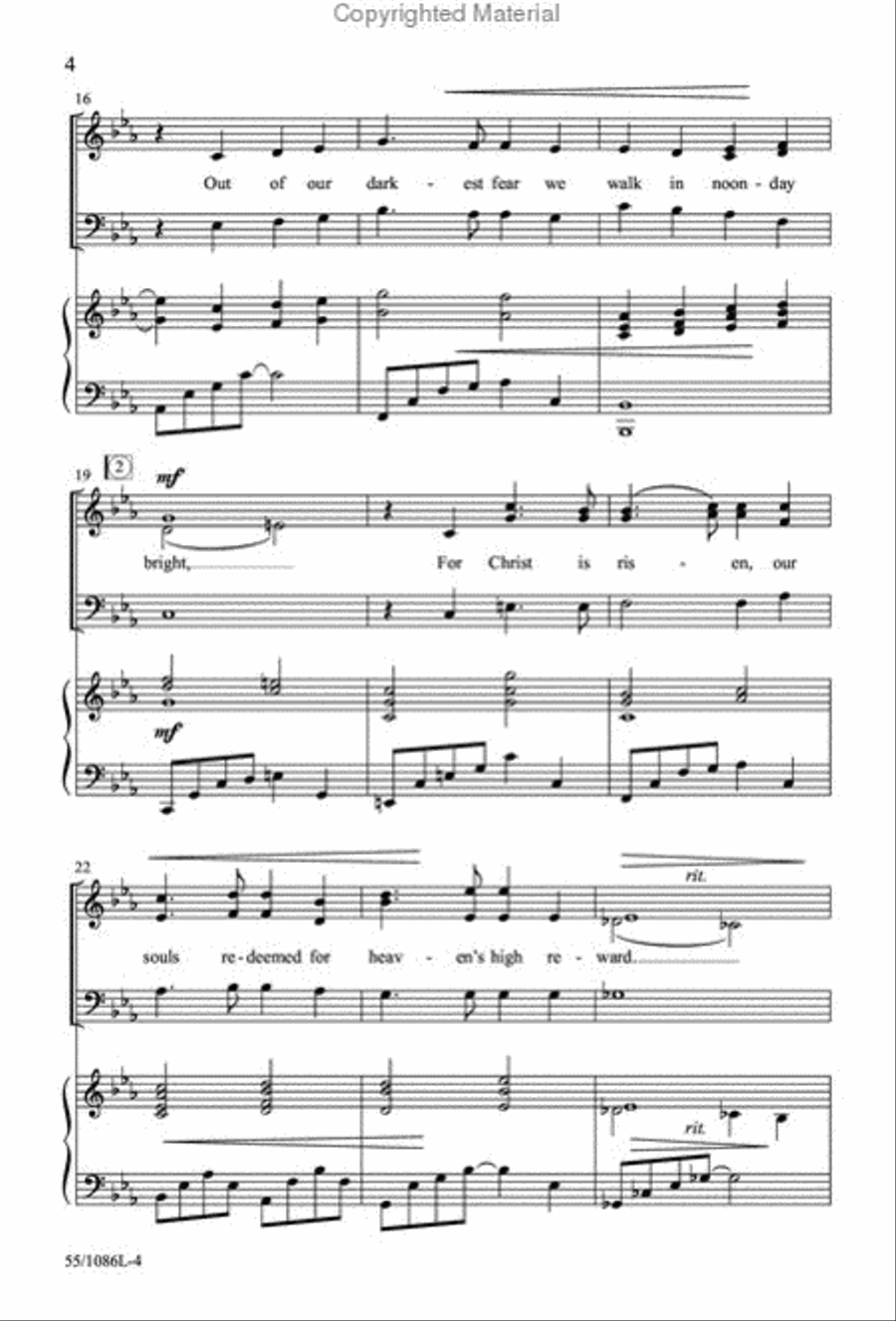 Out of the Shadows 3-Part scores gallery preview page 3