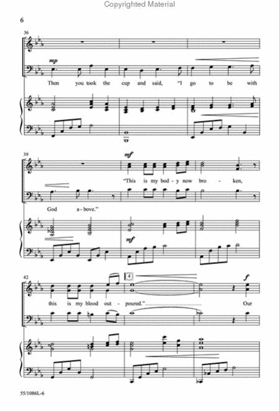Out of the Shadows 3-Part scores gallery preview page 5