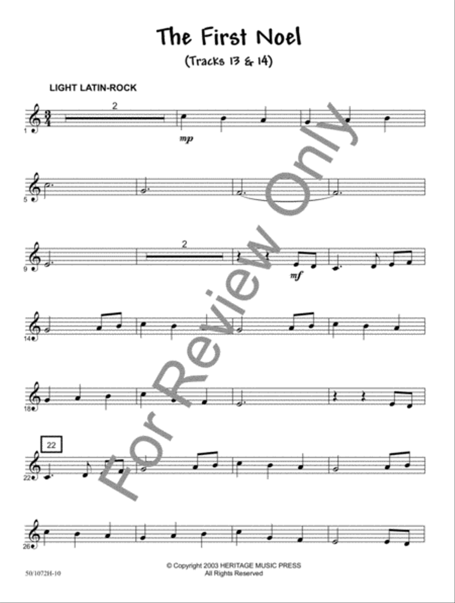 JumpStart for Christmas - Trumpet/Cornet/Bari TC Baritone Horn TC scores gallery preview page 8