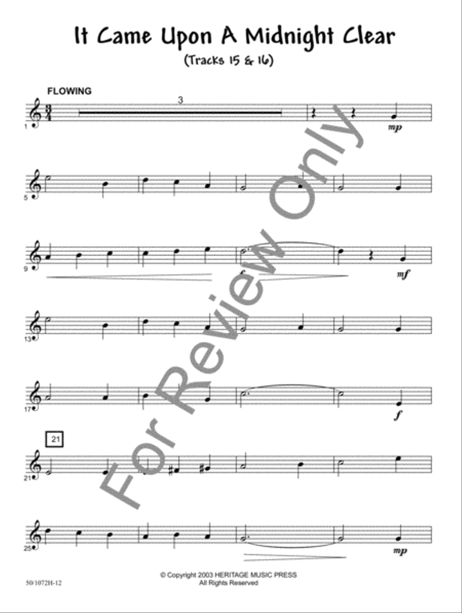 JumpStart for Christmas - Trumpet/Cornet/Bari TC Baritone Horn TC scores gallery preview page 9