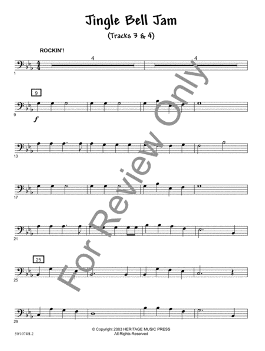 JumpStart for Christmas - Trombone/Bari BC/Bassoon Bassoon scores gallery preview page 3
