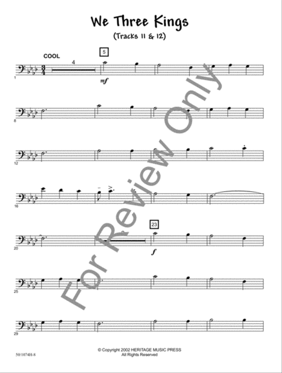 JumpStart for Christmas - Trombone/Bari BC/Bassoon Bassoon scores gallery preview page 7